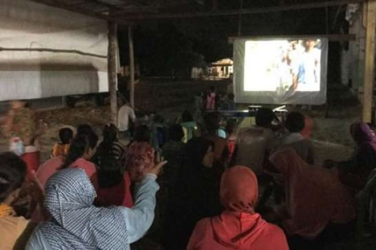 Masyarakat Di 4 Kabupaten Antusias Tonton Film Pencegahan Karhutla