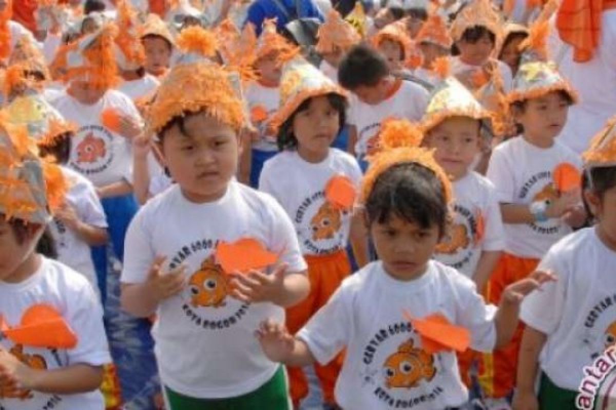 Ratusan Anak TK Dumai Ikuti Kegiatan Mendongeng Dalam Peringatan HAN