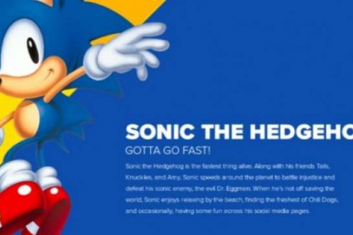 Sega Gandeng Maniak Sonic Kembali Hidupkan Gim 16-Bit 90an