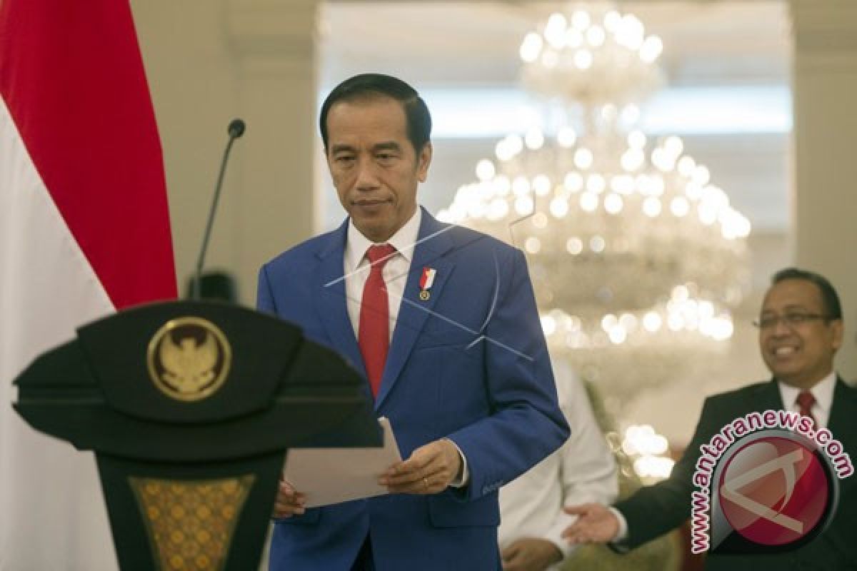 Presiden Jokowi Terima Kunjungan Presiden Korsel
