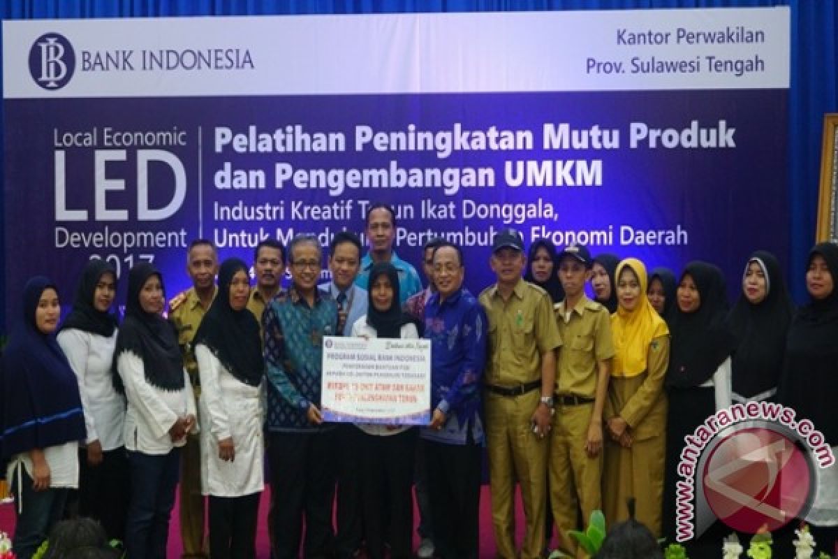 Bi Sulteng Serahkan Bantuan ATBM Rp92 Juta