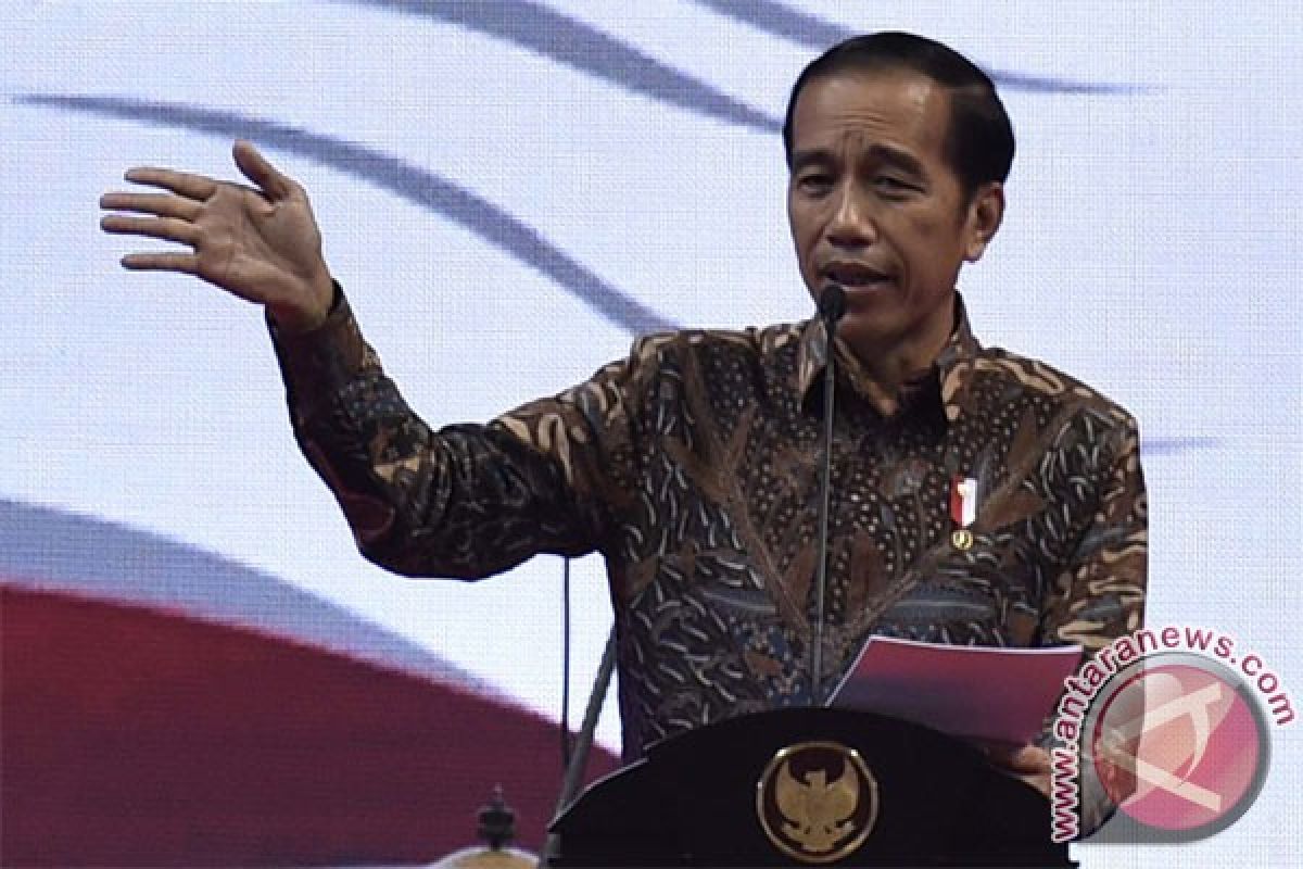 Presiden Jokowi ingatkan kepala daerah agar petani sejahtera