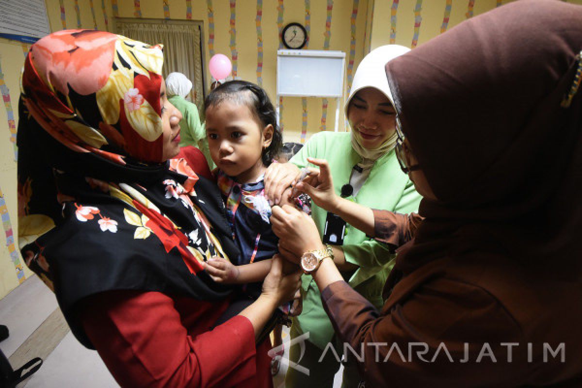 Dinkes Bangkalan Sisir Balita Luput Program Imunisasi Campak