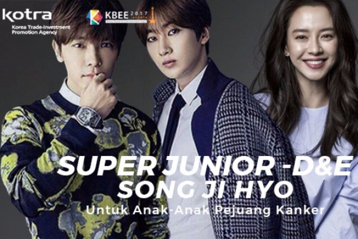 Super Junior D&E dan Song Ji-hyo ajak fans bantu anak kanker Indonesia