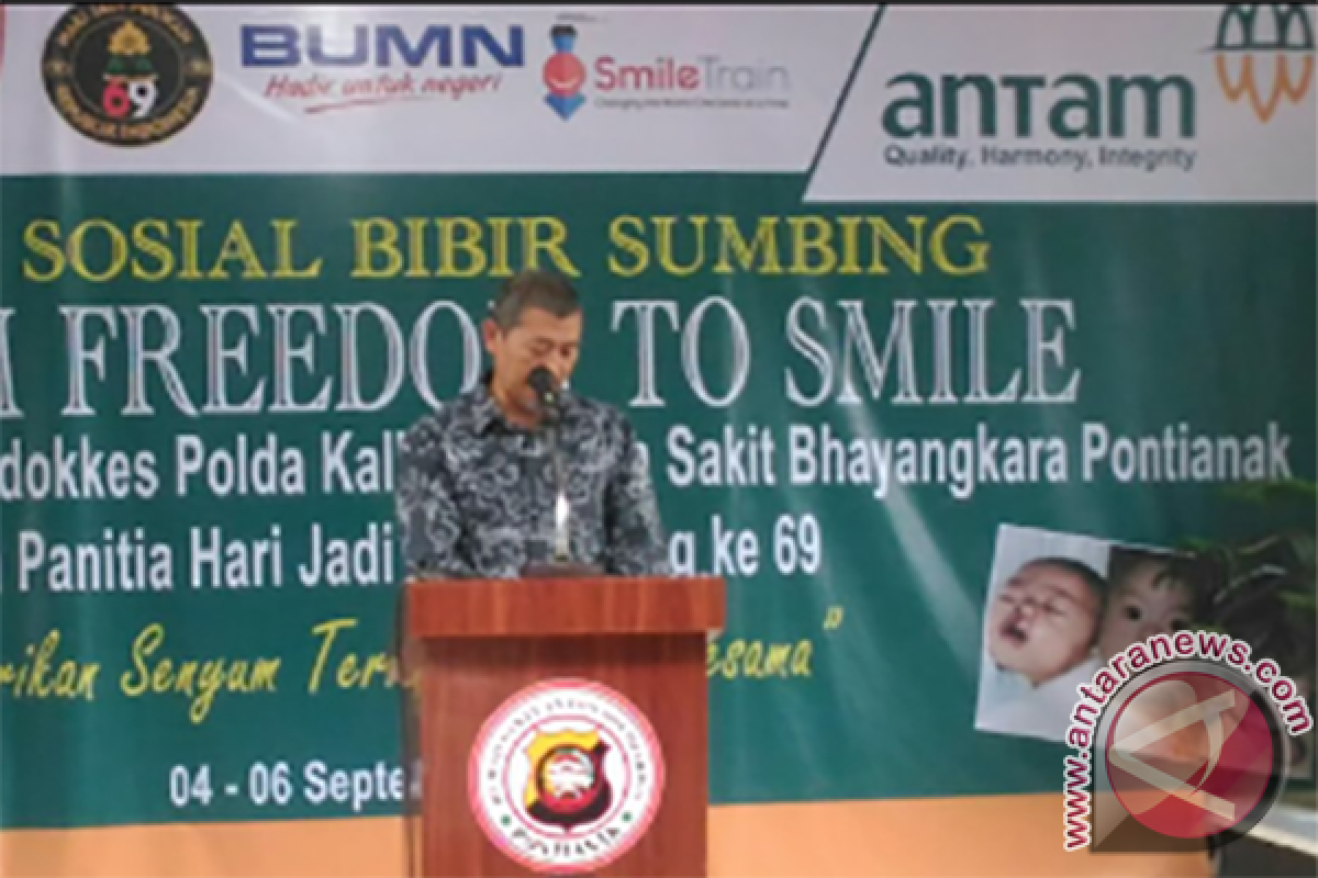 Antam Gelar Operasi Bibir Sumbing Gratis  