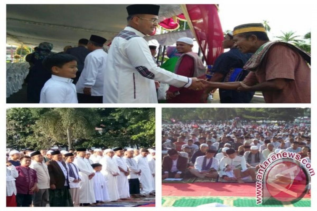 Wali Kota Pangkalpinang Sholat Ied Bersama Masyarakat