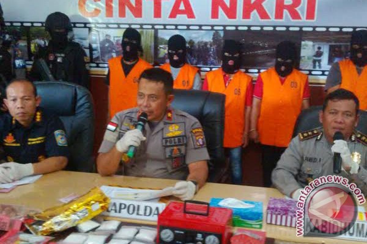 5 Jaringan Narkoba di Palangka Raya Dibongkar Polisi