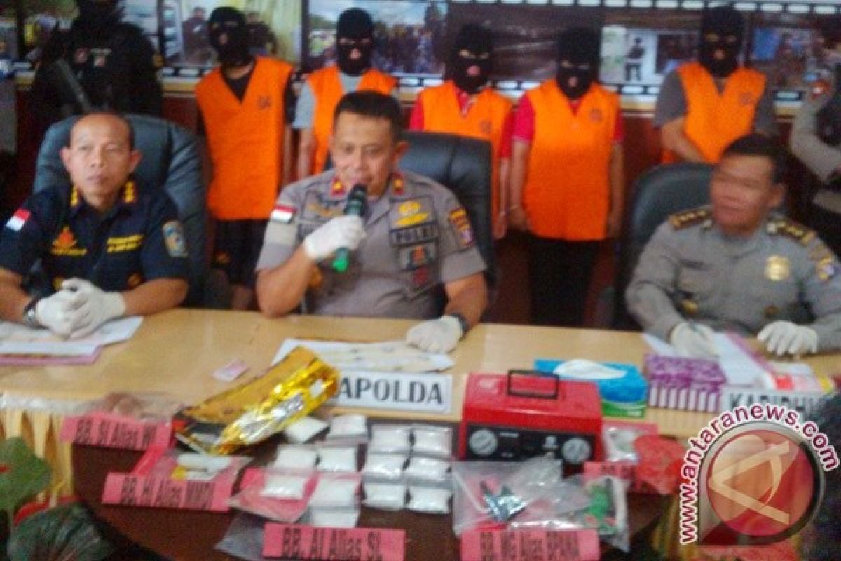 Polda Kalteng berhasil ringkus tiga pengedar sabu