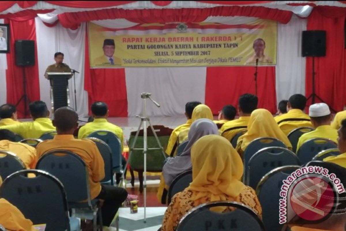 DPD Partai Golkar Tapin Siap Menangkap Arifin-Syafruddin Noor