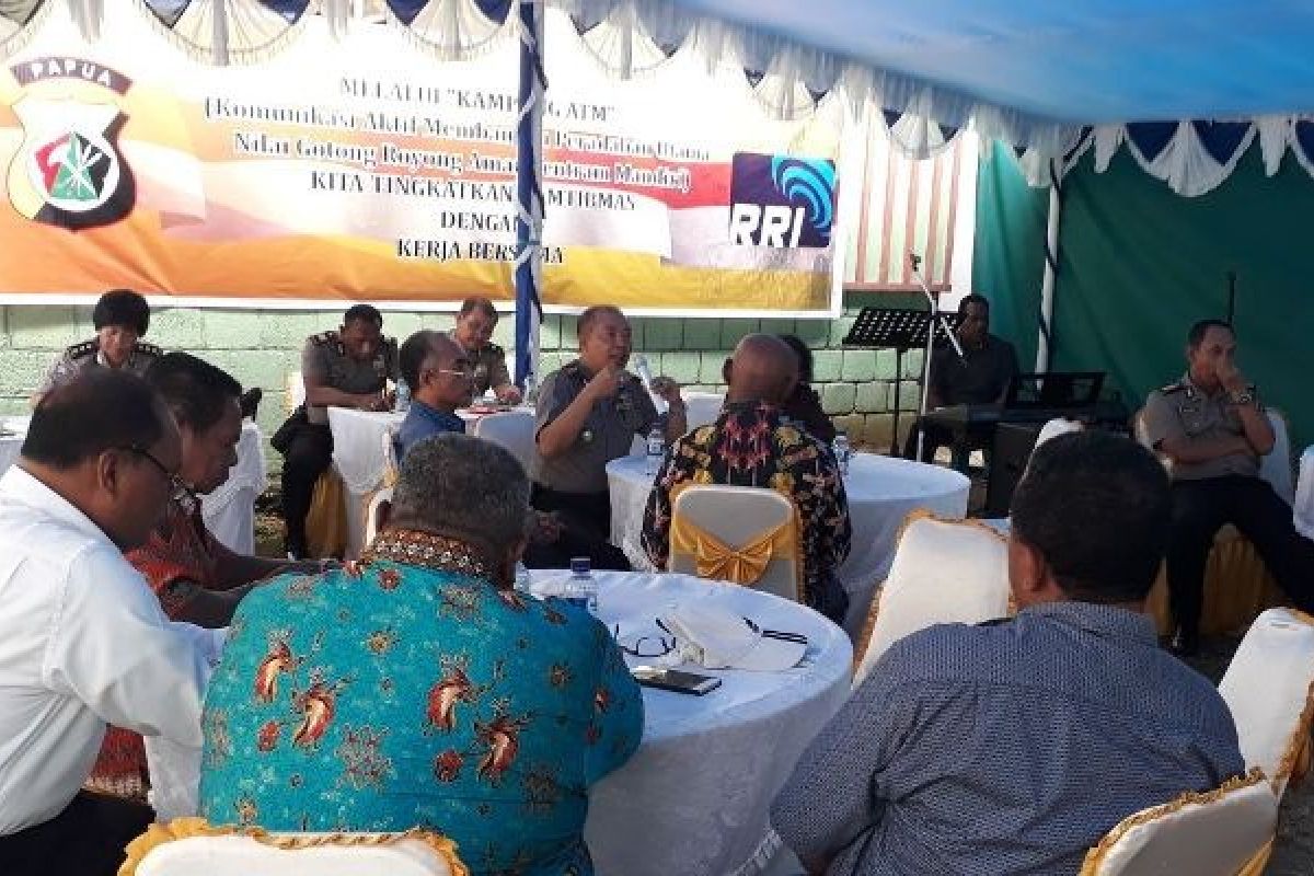 Polda Papua sosialisasi "Kampung ATM" di Abepura 