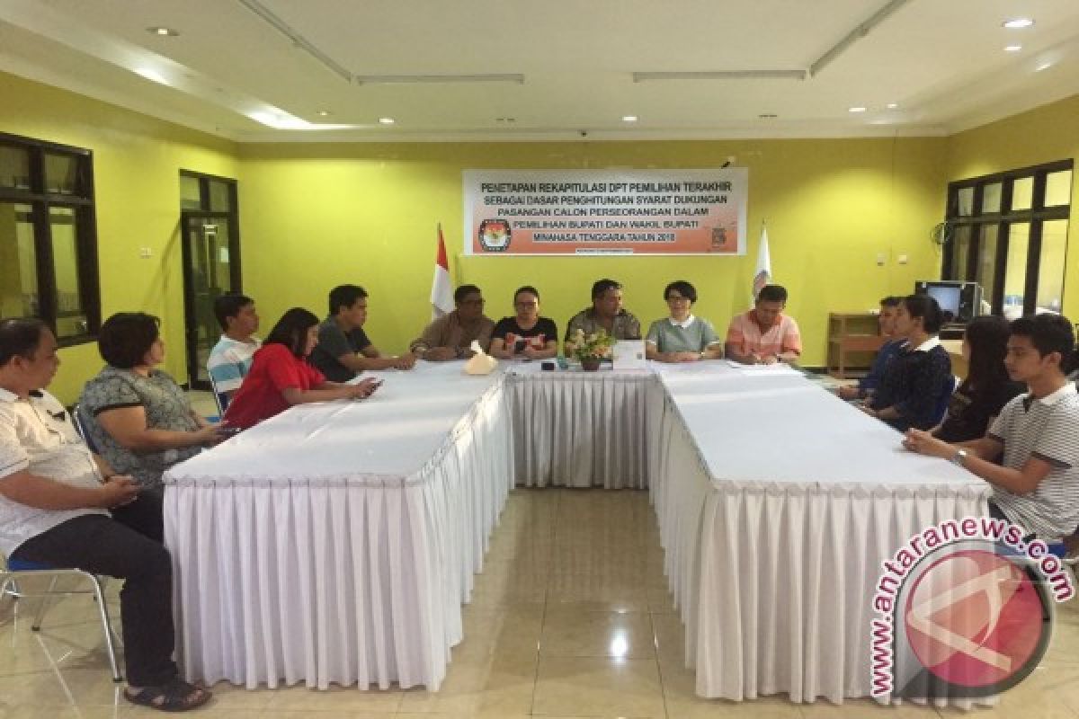 KPU Minahasa Tenggara Tetapkan Syarat Minimal Dukungan Calon Perseorangan