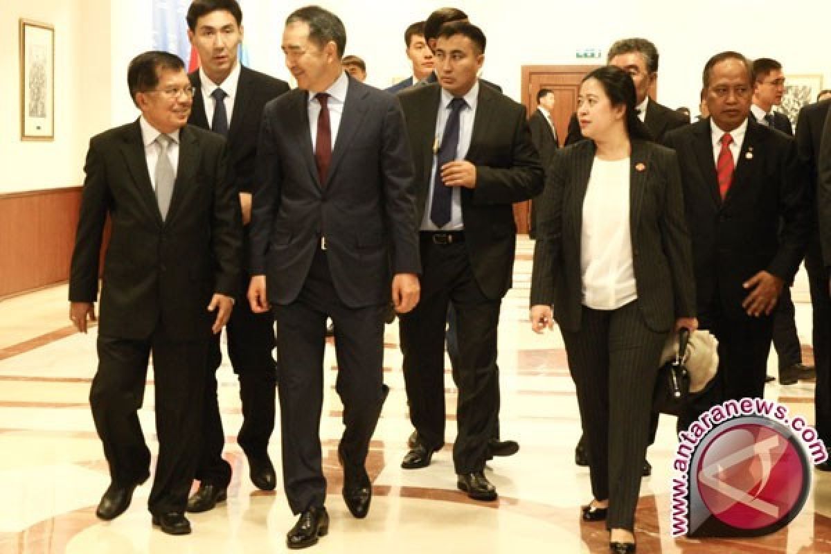 Wapres Kalla Temui Senat Kazakhstan