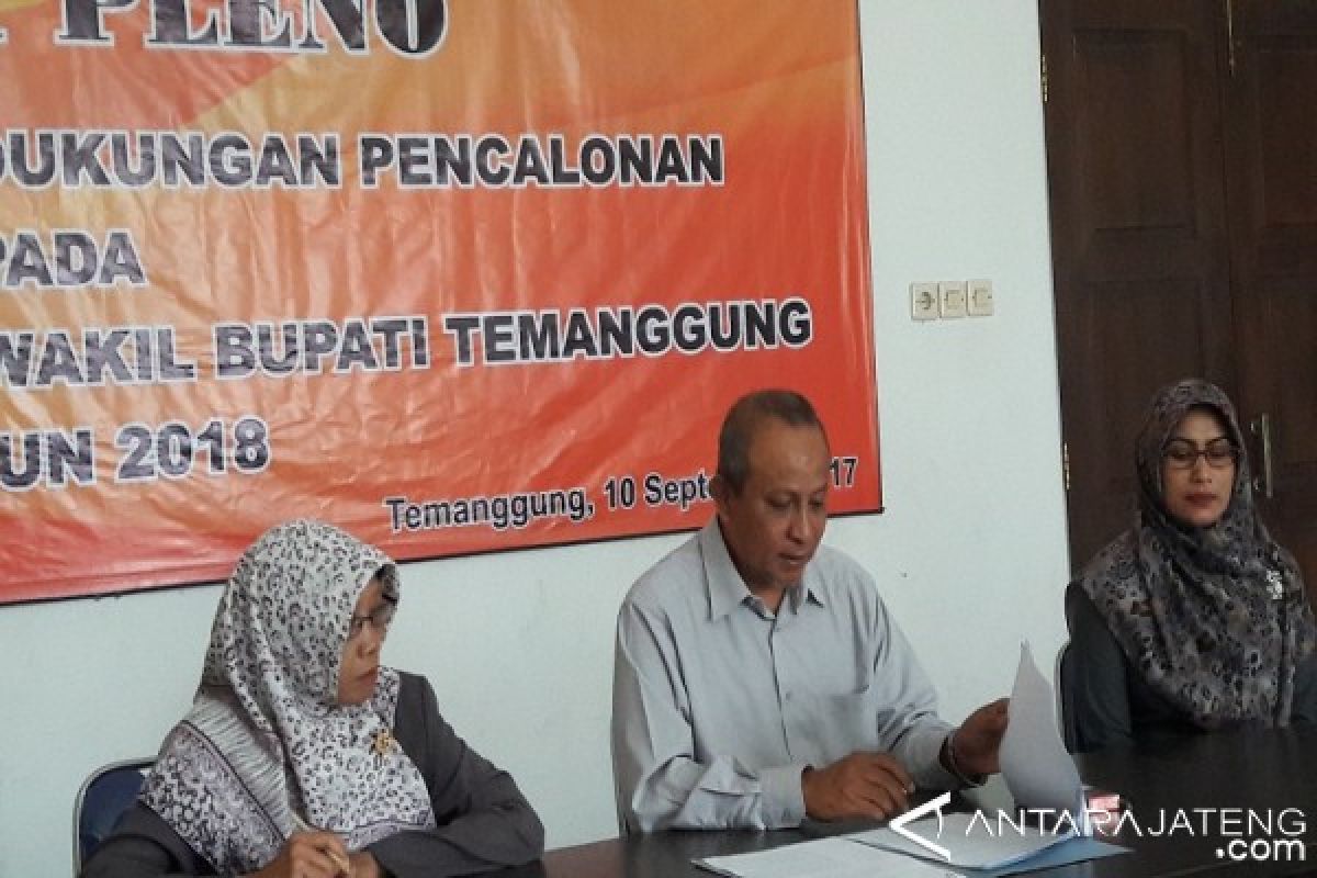KPU Temanggung Serahkan Hasil Perbaikan Keanggotaan Parpol