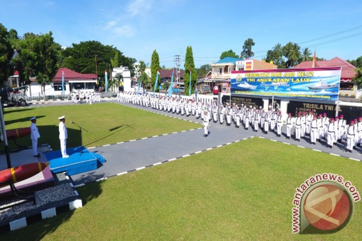 Lantamal Manado peringati HUT Ke-72 TNI AL 