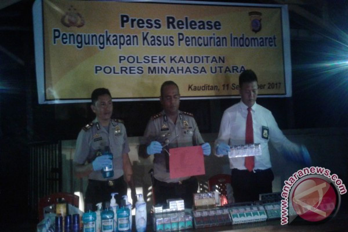 Komplotan Maling Dibekuk Polres Minahasa Utara