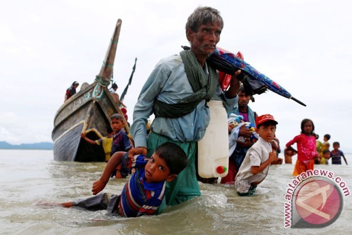 Tekanan untuk Myanmar membesar seiiring pengungsi Rohingya