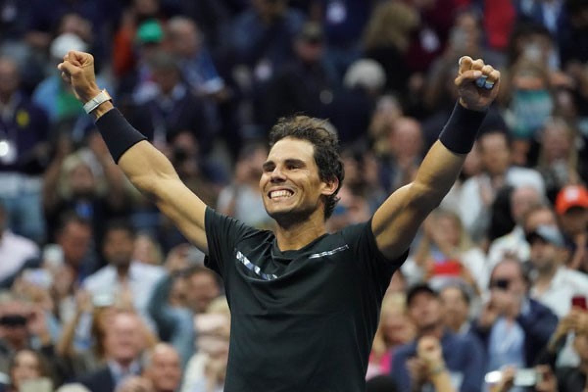 Nadal taklukkan Anderson untuk menjuarai AS Terbuka