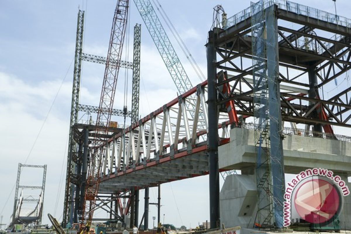 Jembatan Musi VI tahap pertama segera rampung
