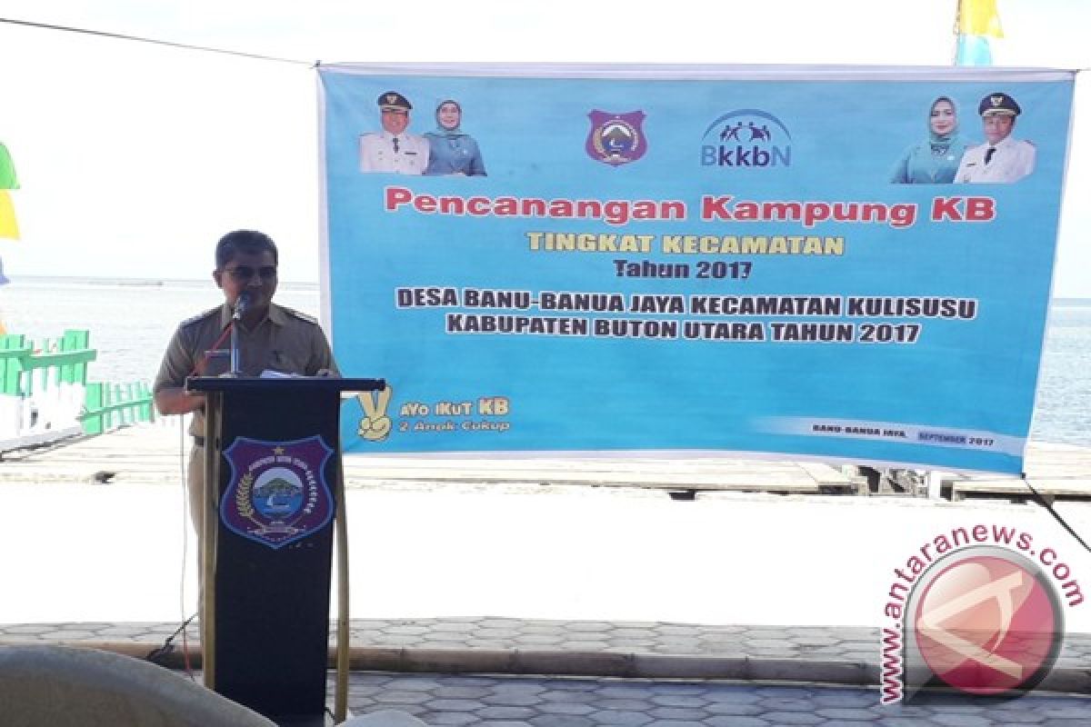 Buton Utara Canangkan Kampung KB Banubanua Jaya 