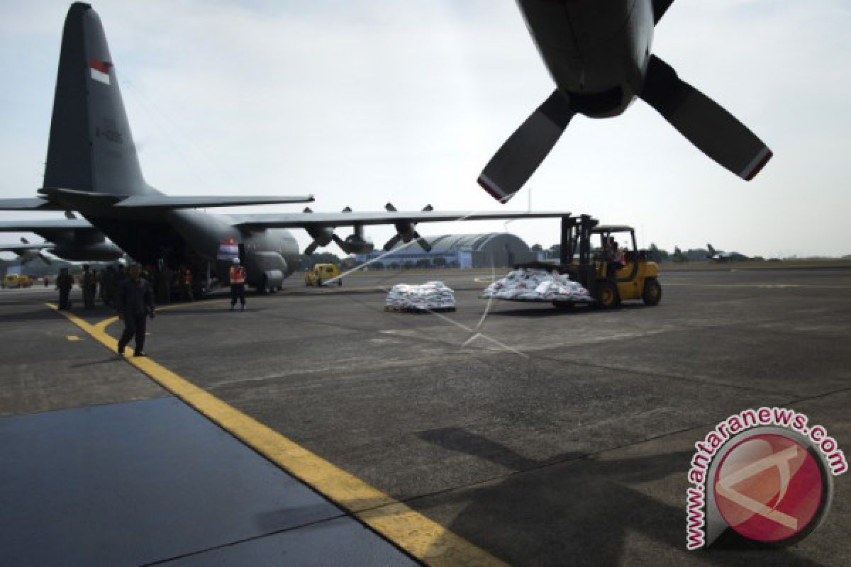 Dua Hercules Indonesia Tiba di Banglades Bawa Bantuan Untuk Rohingya 