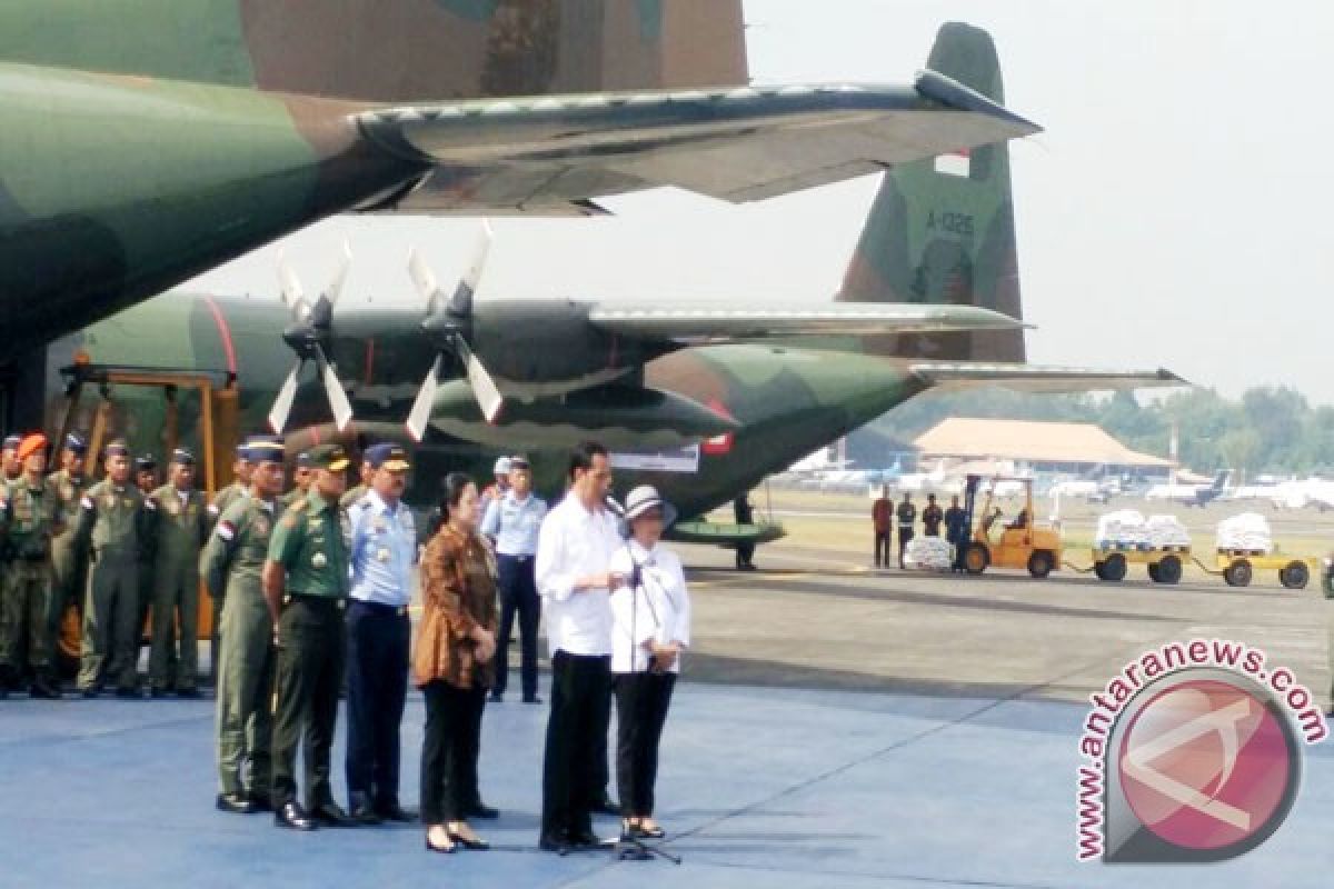 Presiden Jokowi Melepas Bantuan Kemanusian Untuk Ronghiya 