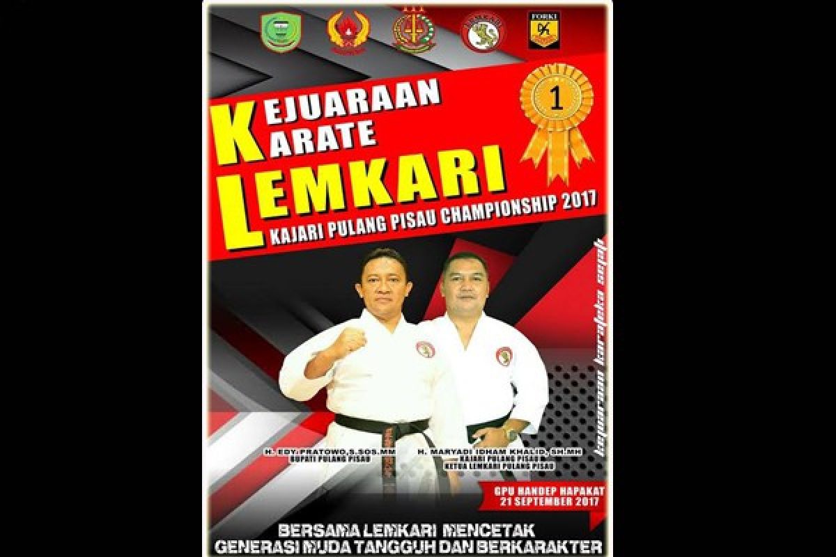 Kejari Pulang Pisau Gelar Kejuaraan Karateka 