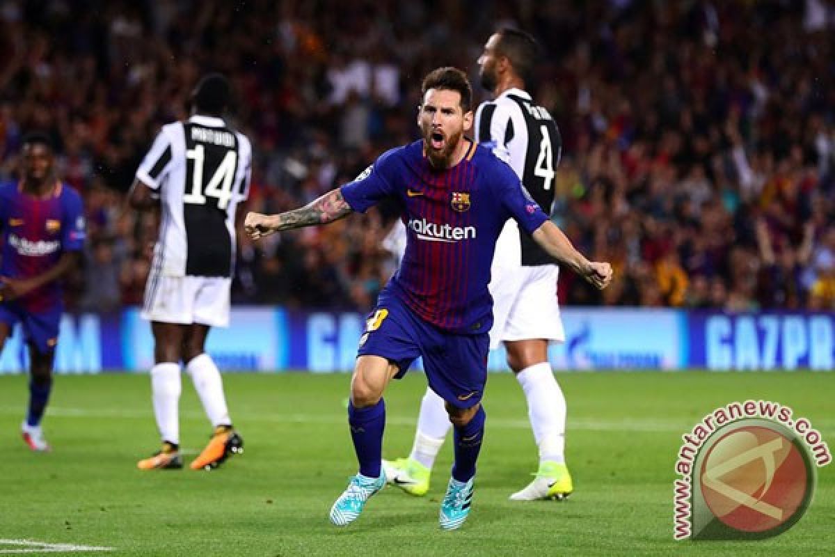 Messi Pimpin Upaya Barca Hancurkan Juventus