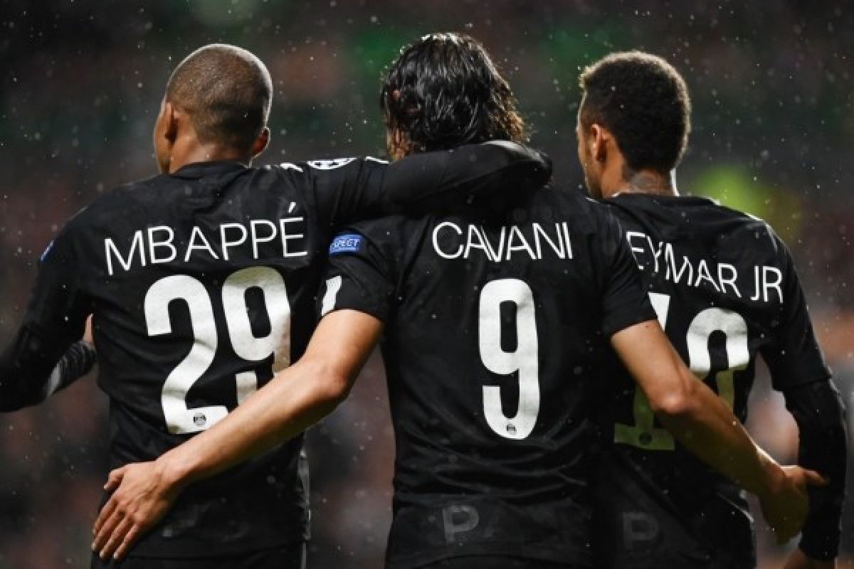 Neymar dan Mbappe Cetak Gol saat PSG Hancurkan Celtic 5-0