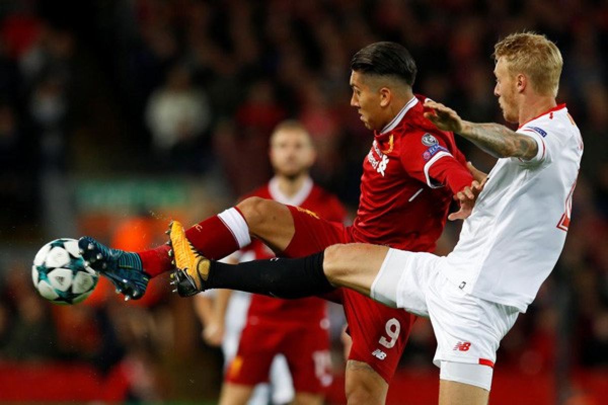 Liverpool ditahan imbang 2-2 oleh Sevilla