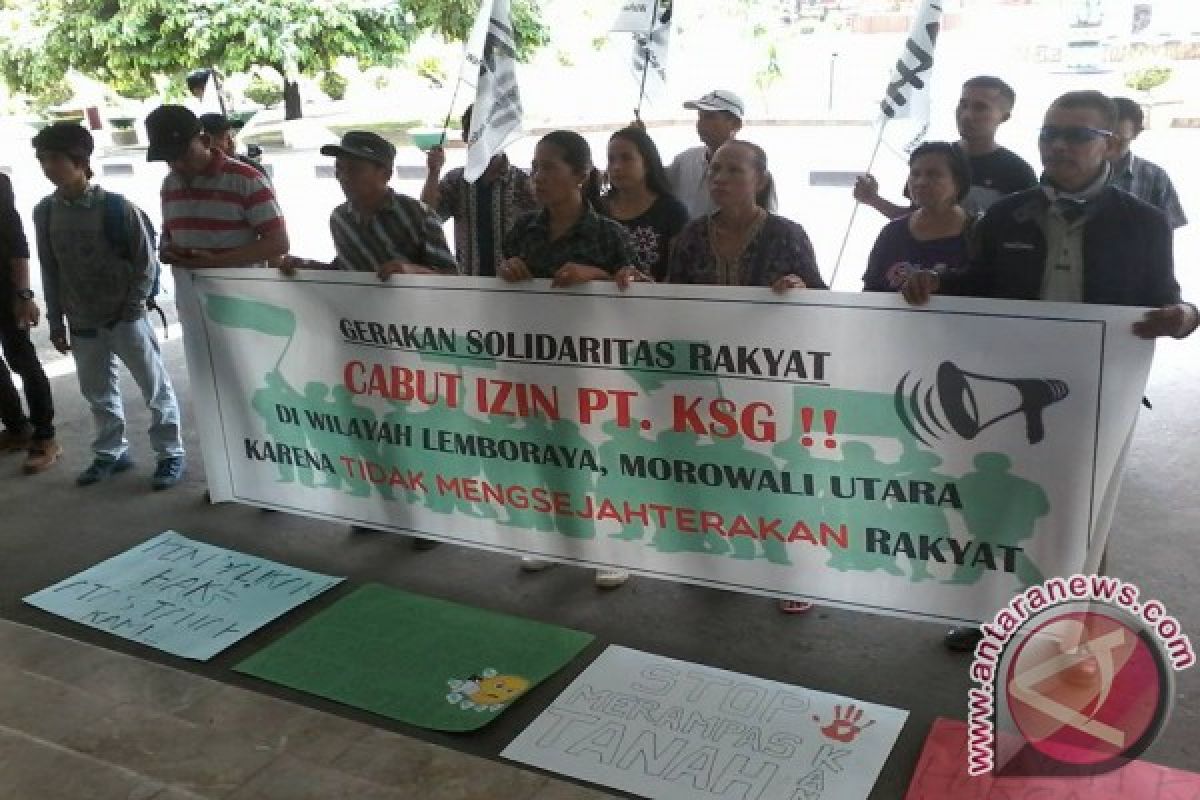 Petani Morowali Utara Tuntut KSG Kembalikan Lahan 