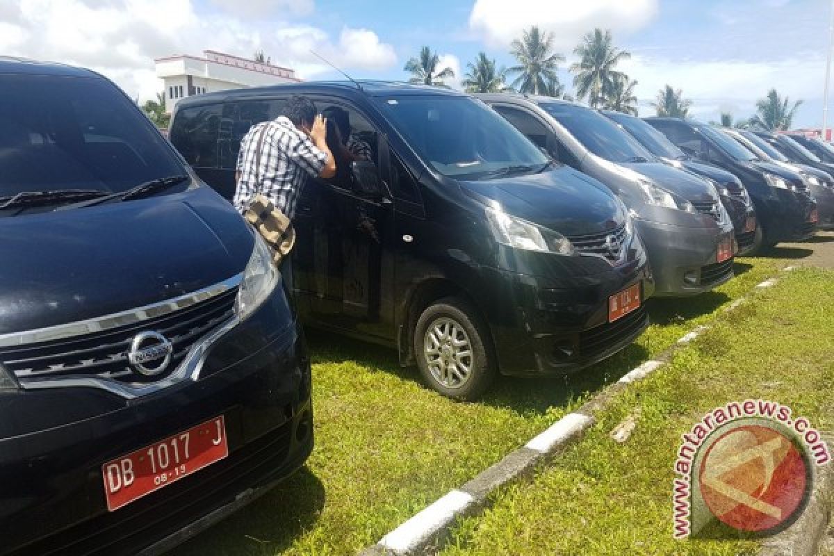 Belasan Mobil Dinas DPRD Minahasa Tenggara Dikembalikan