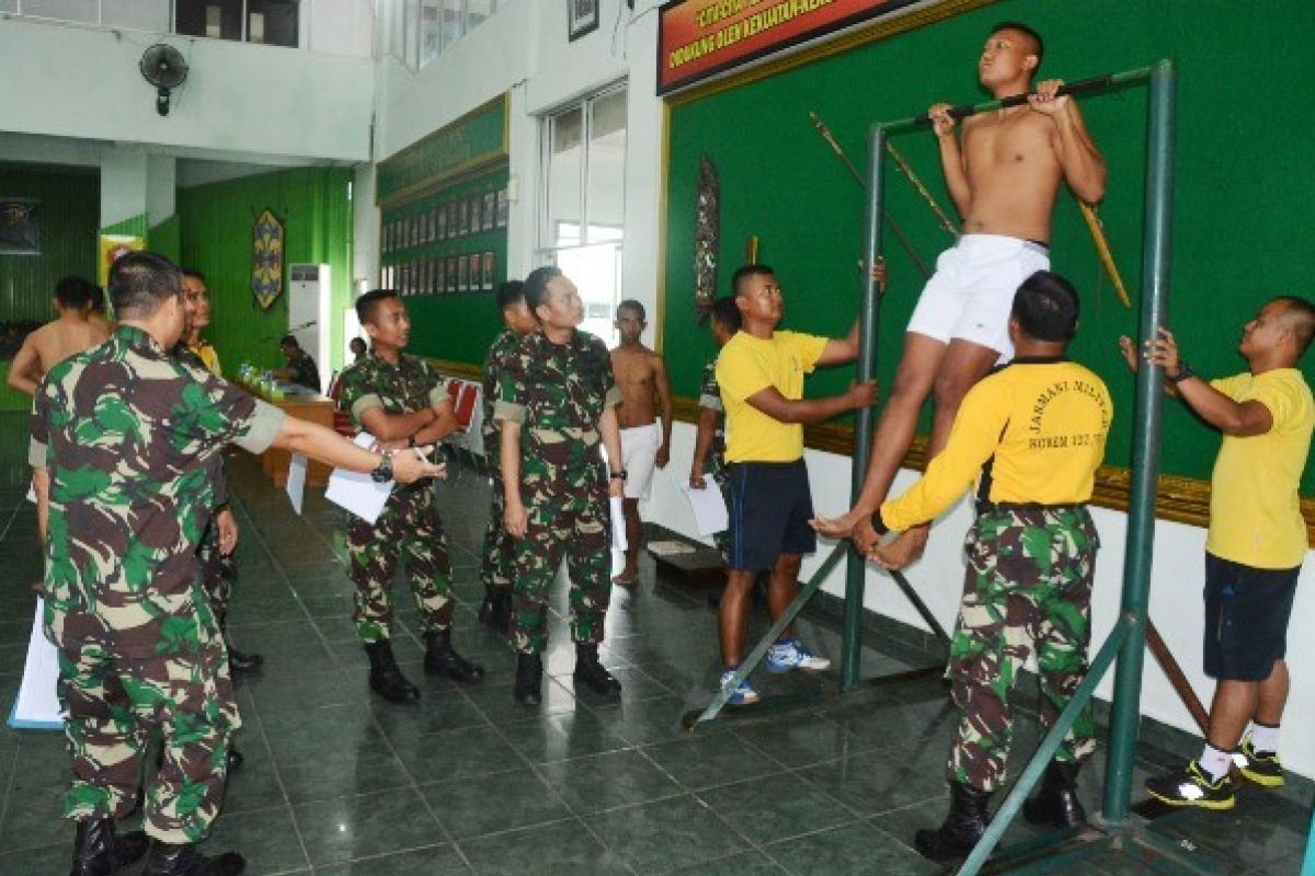 137 Pemuda Kalteng Ikuti Seleksi Bintara TNI-AD