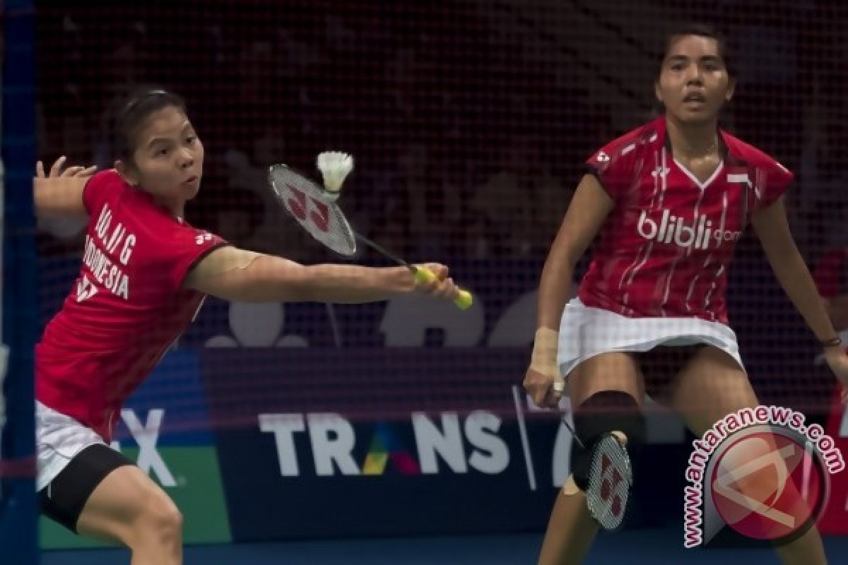 Duet Srikandi Indonesia ditumbangkan Jepang pada perempat final