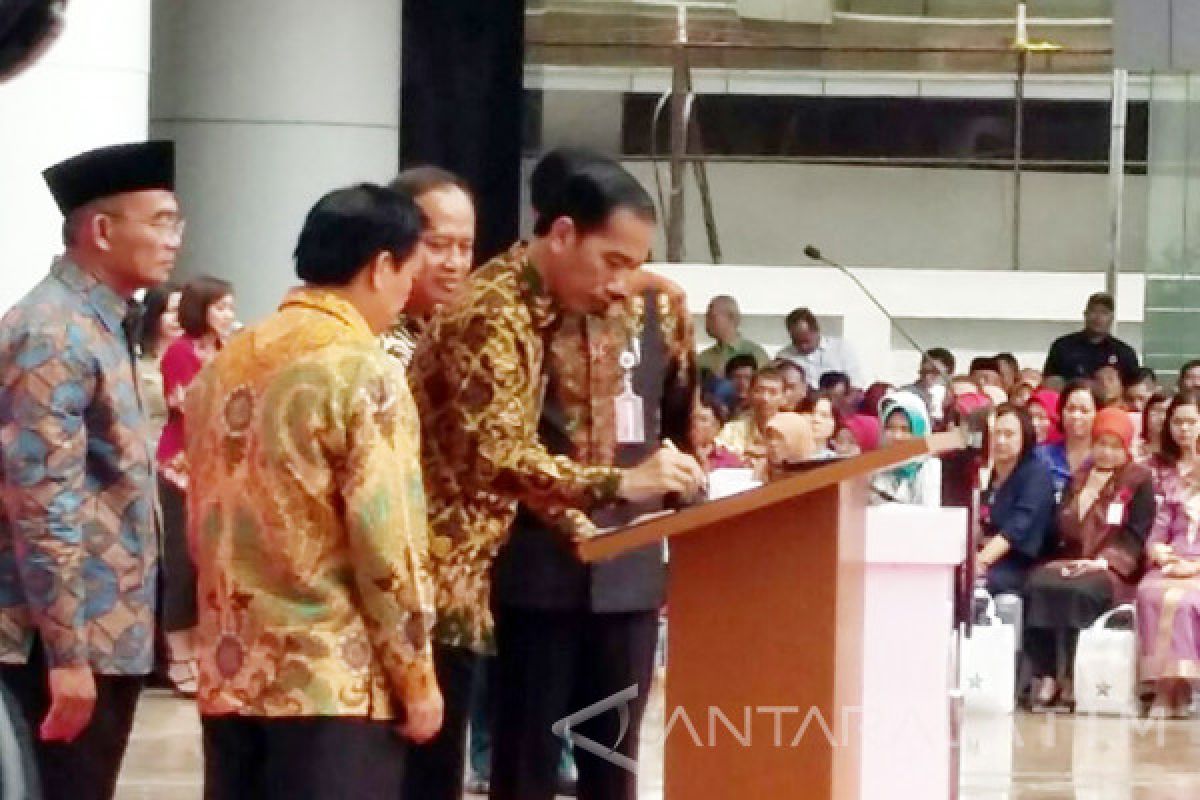 Jokowi Sebut Gedung Perpusnas Tertinggi di Dunia (Video)