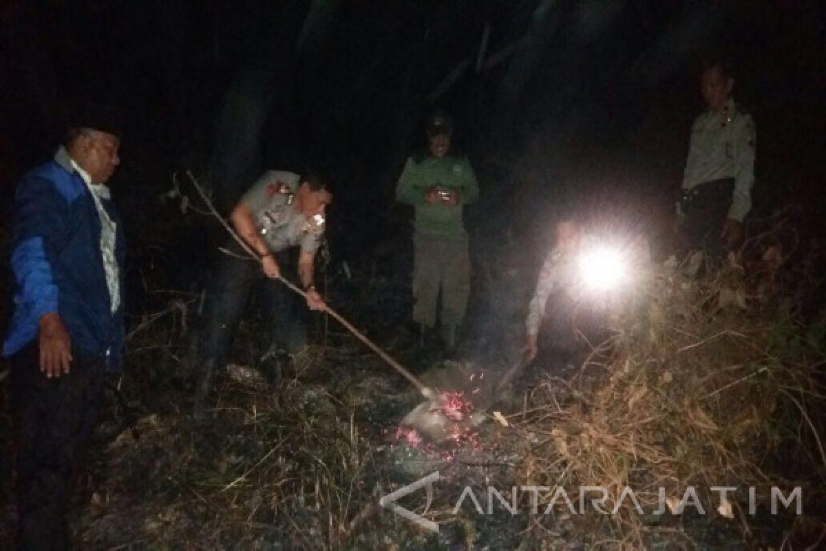 Kebakaran Lahan Pertanian di Taman Nasional Meru Betiri Dipadamkan