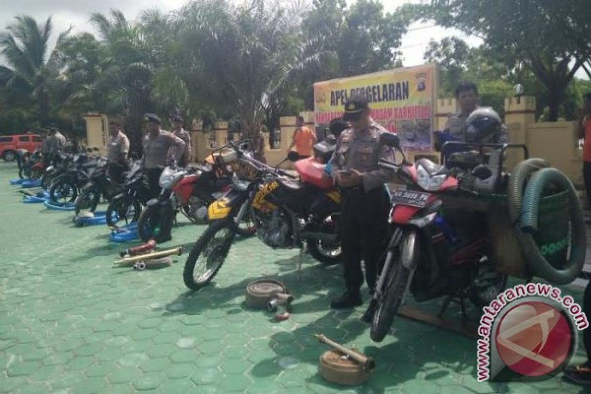 Polres Seruyan Modifiksi Kendaraan Alat Pemadaman Karhutla