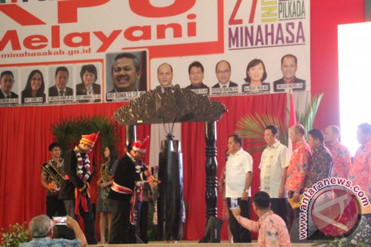 Berlangsung Sukses, Pilkada Serentak 2018 Launching di Minahasa