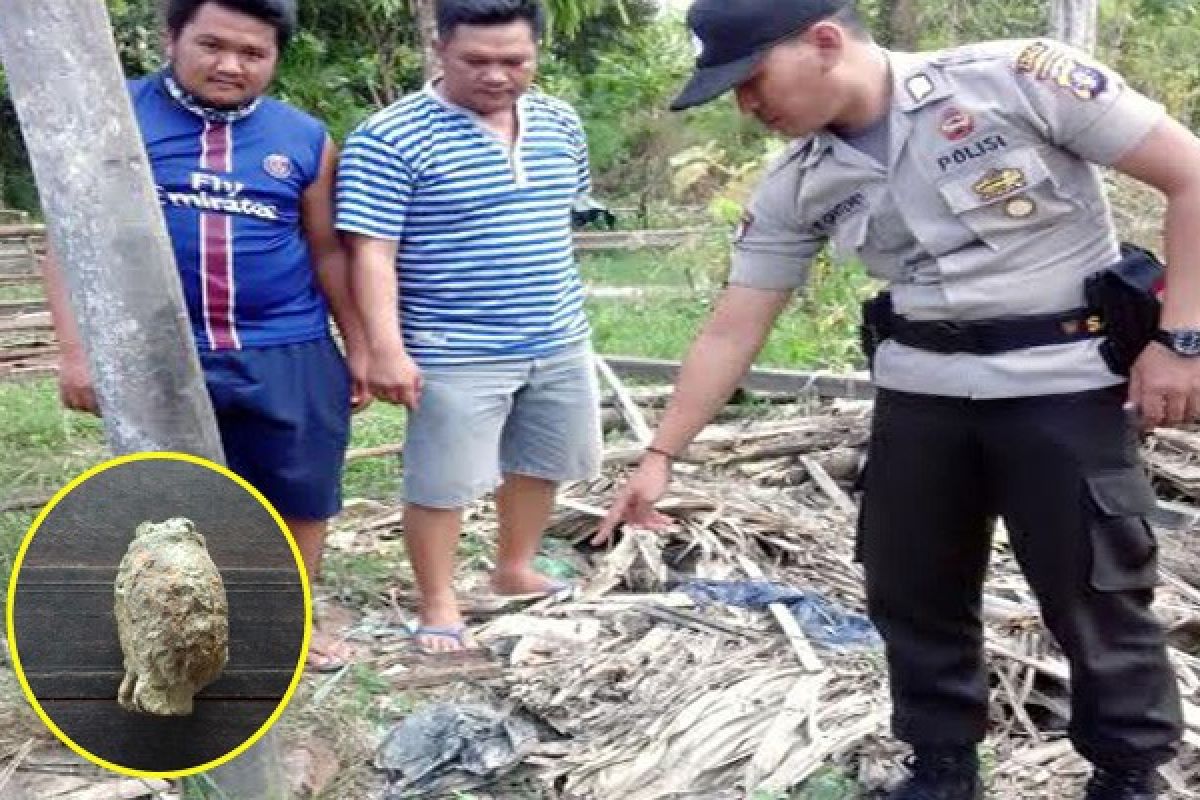 Penemuan "Granat Nanas" Aktif Hebohkan Warga Katingan