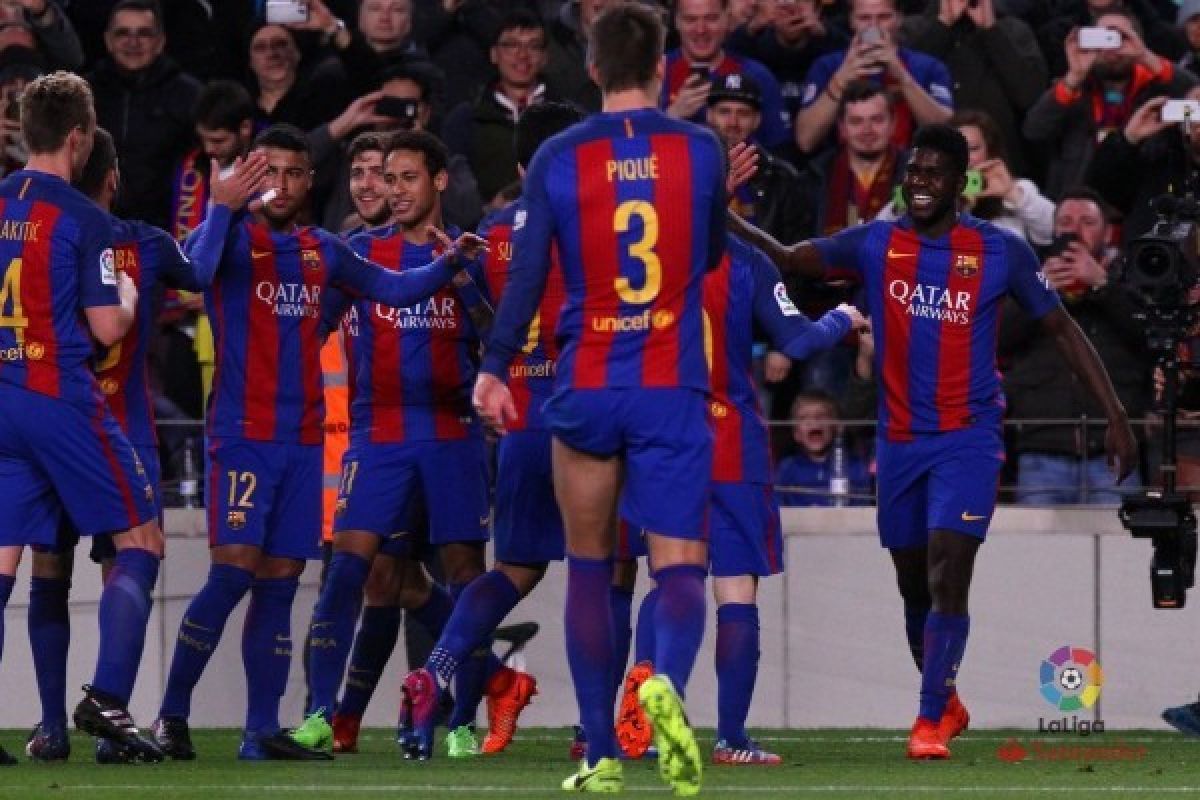 Puncak hasil dan klasemen Liga Spanyol dikuasai Barcelona