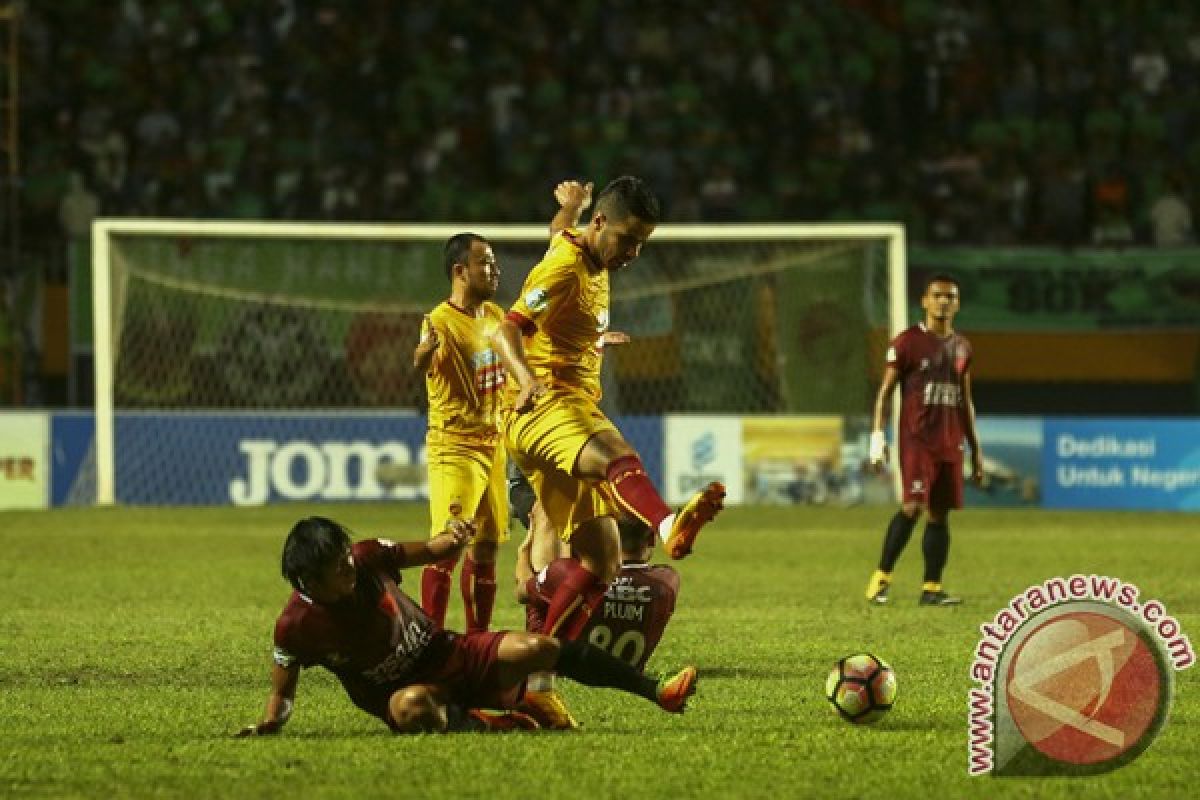 Sriwijaya FC dikalahkan Madura United 3-0