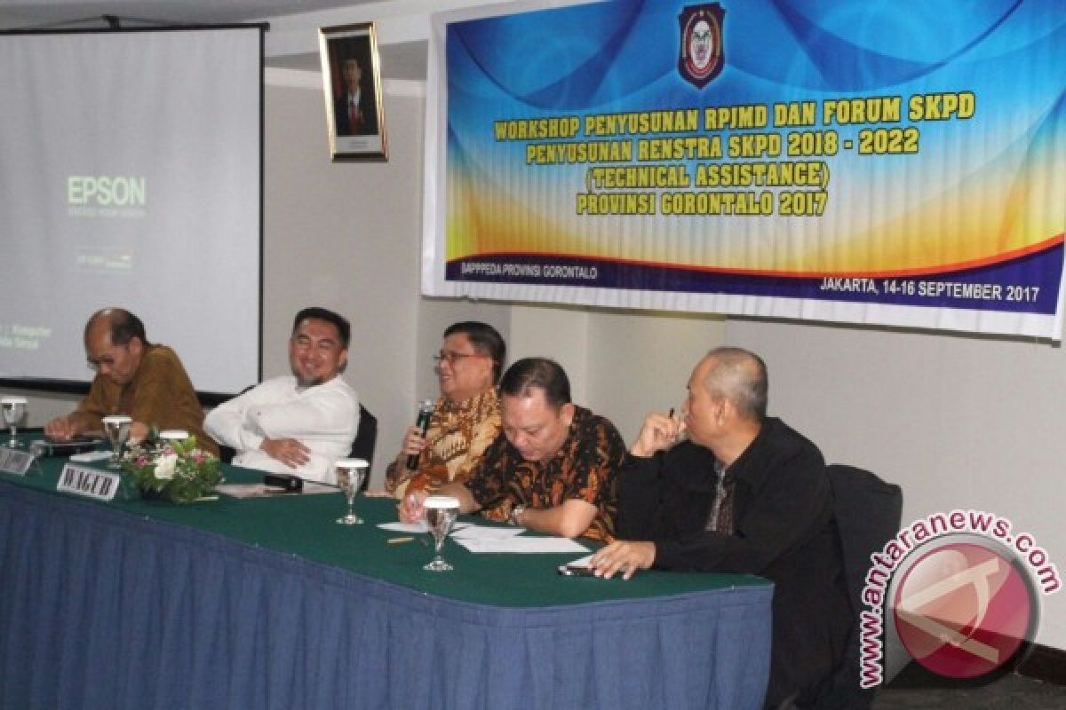 Pembahasan RPJMD Gorontalo Ditargetkan Selesai Oktober 