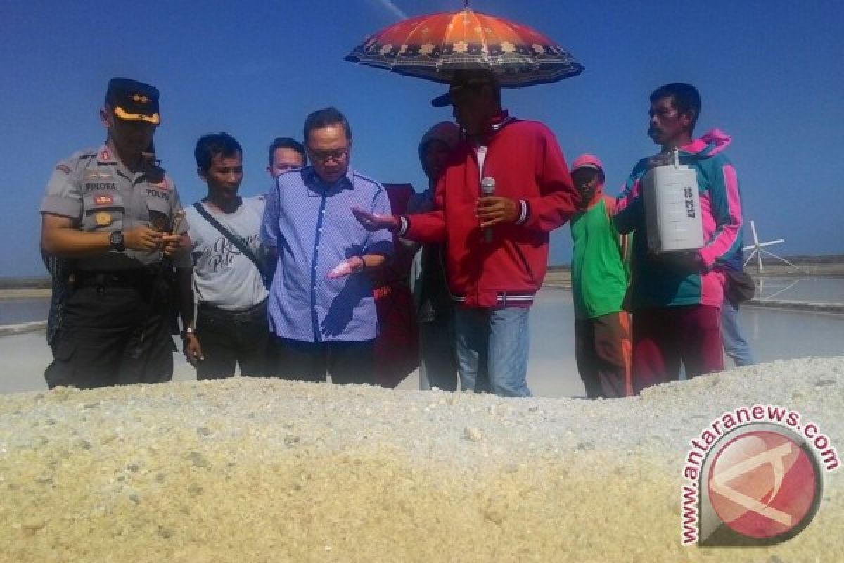 Ketua MPR tinjau kondisi petani garam Sumenep