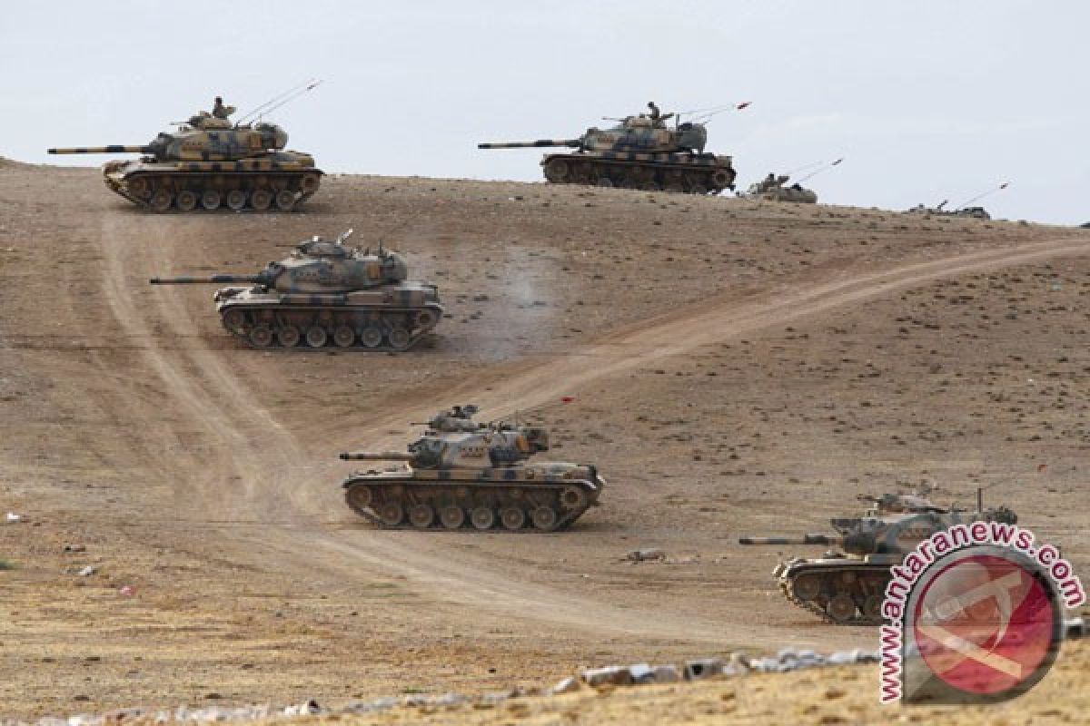 Turki kerahkan 80 kendaraan militer ke perbatasan Suriah