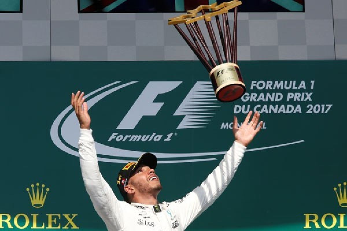 Hamilton raih kemenangan di Grand prix Singapura