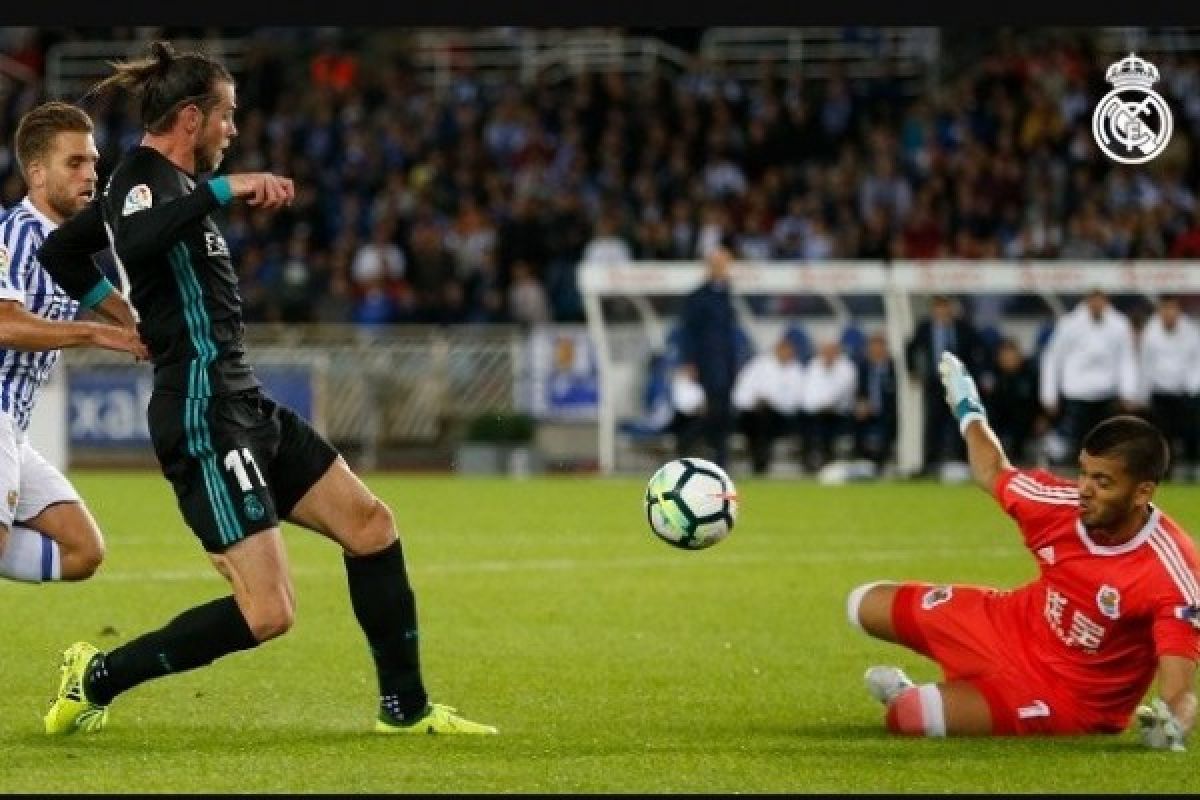 Real Madrid atasi Sociedad 3-1, Bale sumbang gol