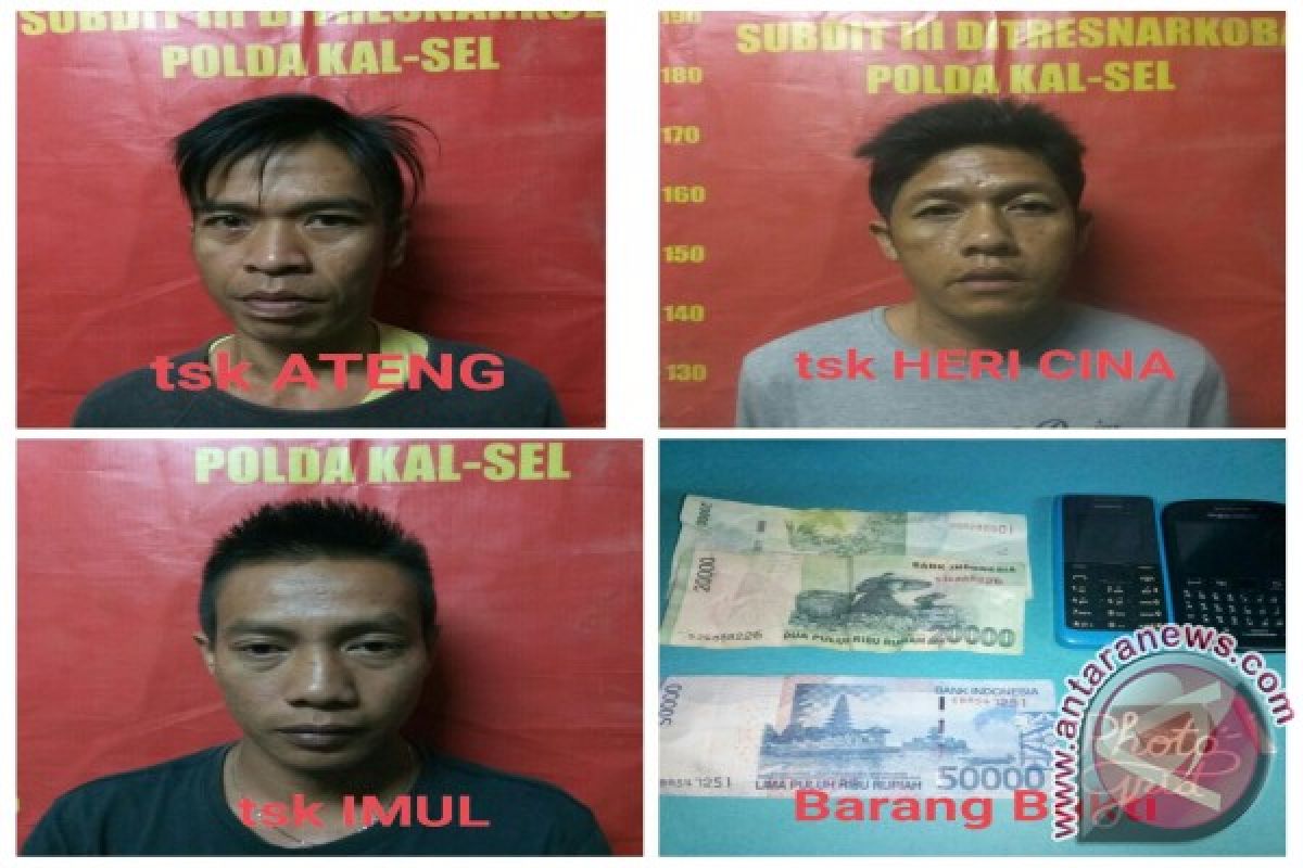 Ditresnarkoba Tangkap Tiga Pengedar Dalam Operasi Antik