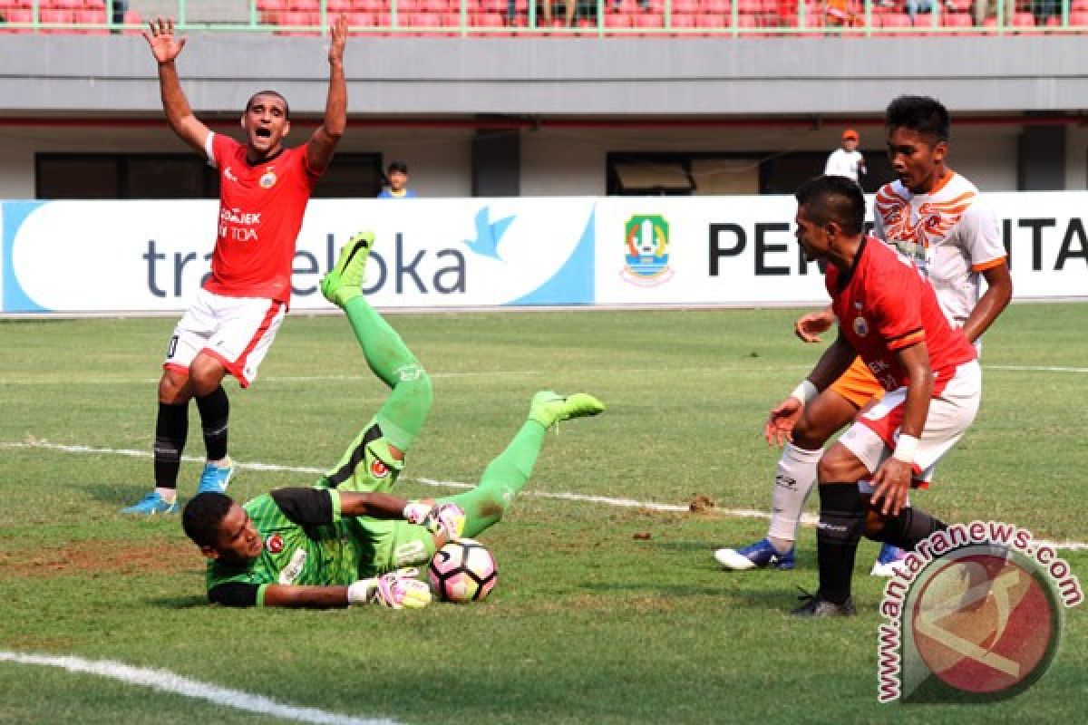 Gol tunggal Pachecho menangkan Persija atas Perseru