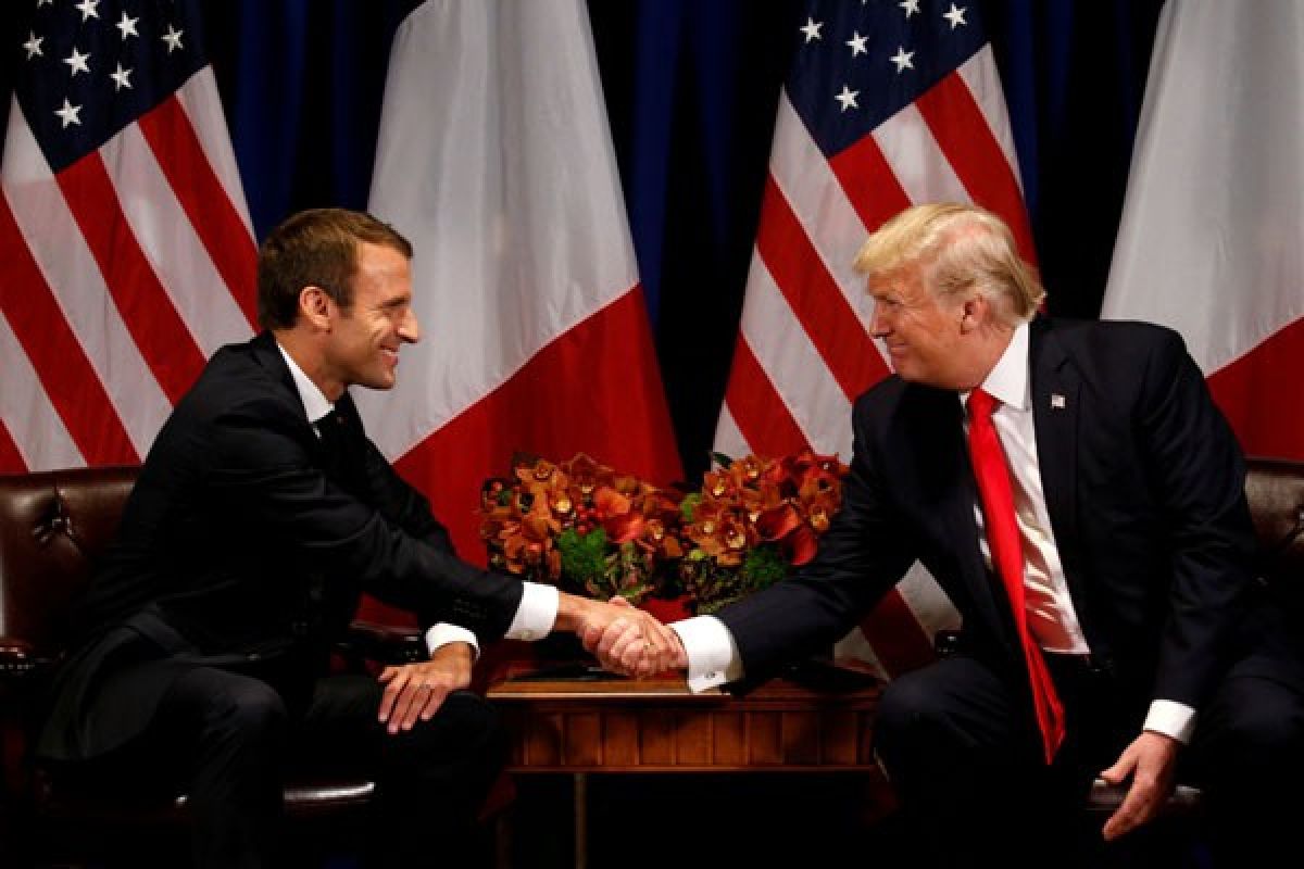 Macron-Trump pernah diskusi soal perdamaian Timur Tengah