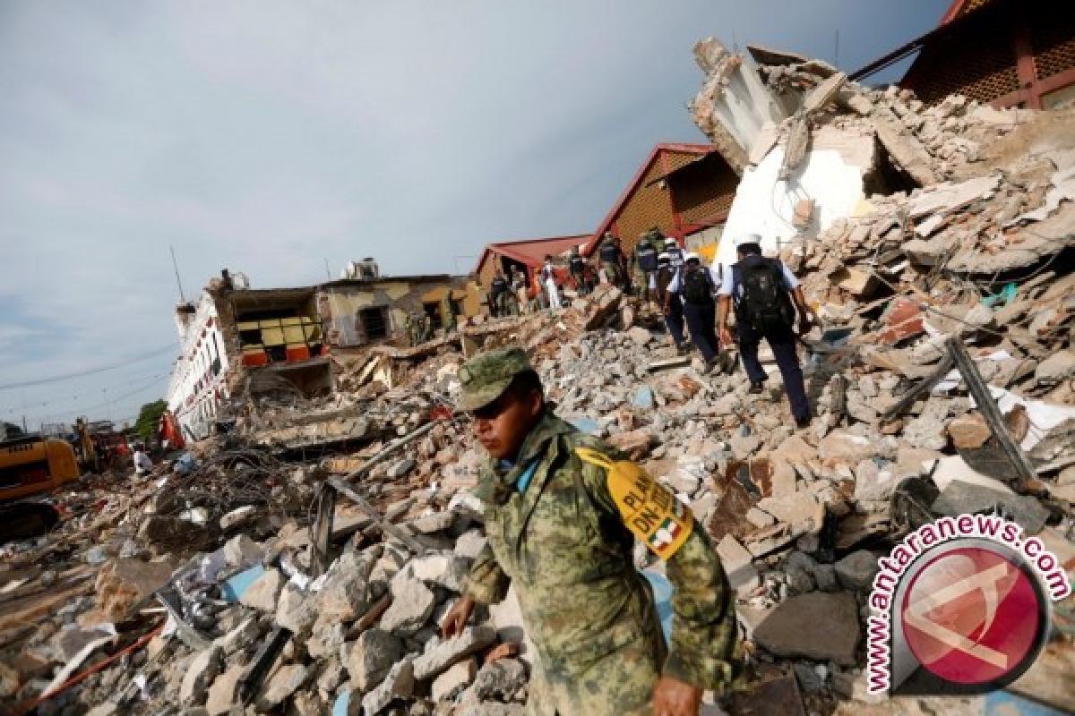 119 orang tewas akibat gempa besar di Meksiko