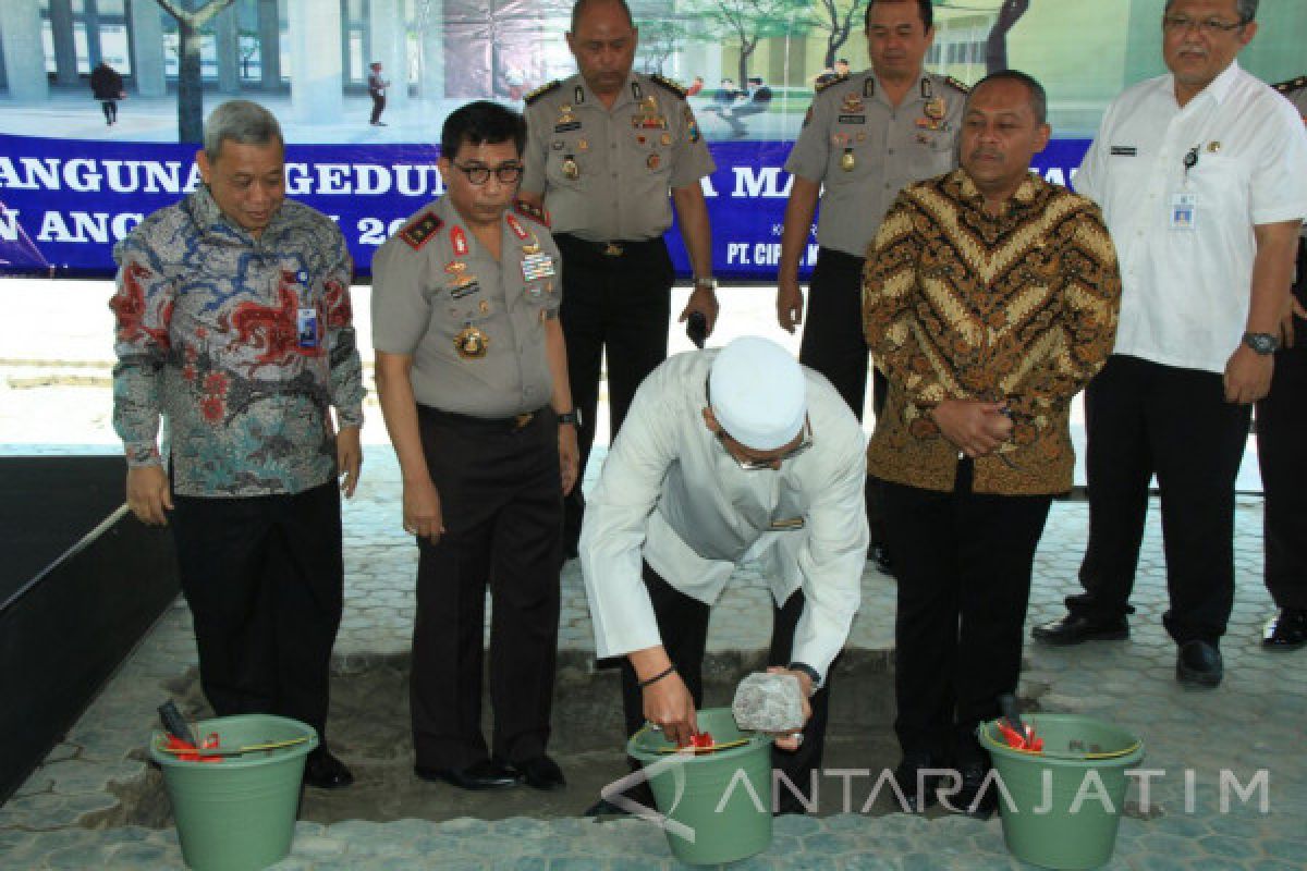 Gedung Polda Jatim Enam Lantai Mulai Dibangun